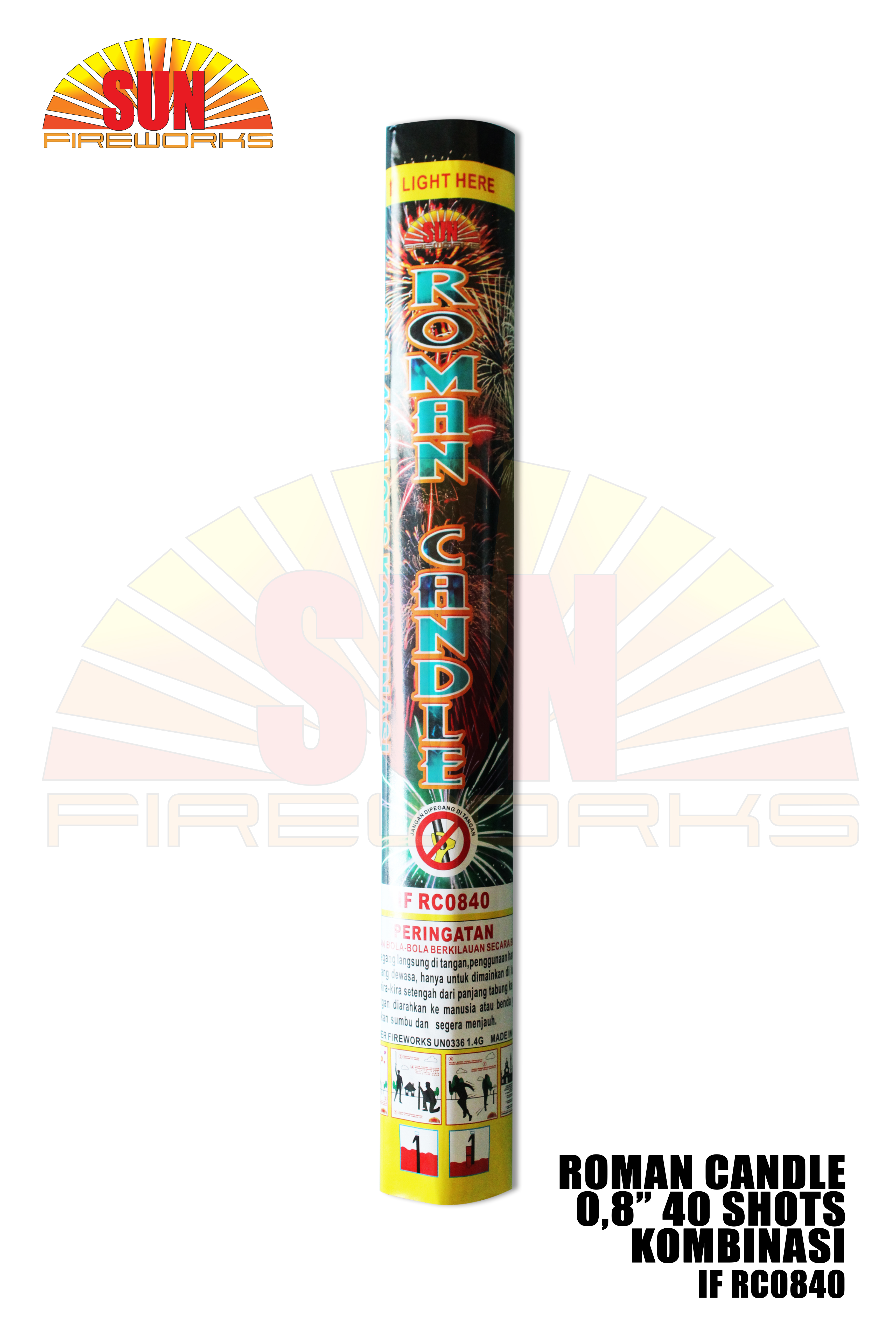 roman candle 40 shot IF RC0840 kombinasi
